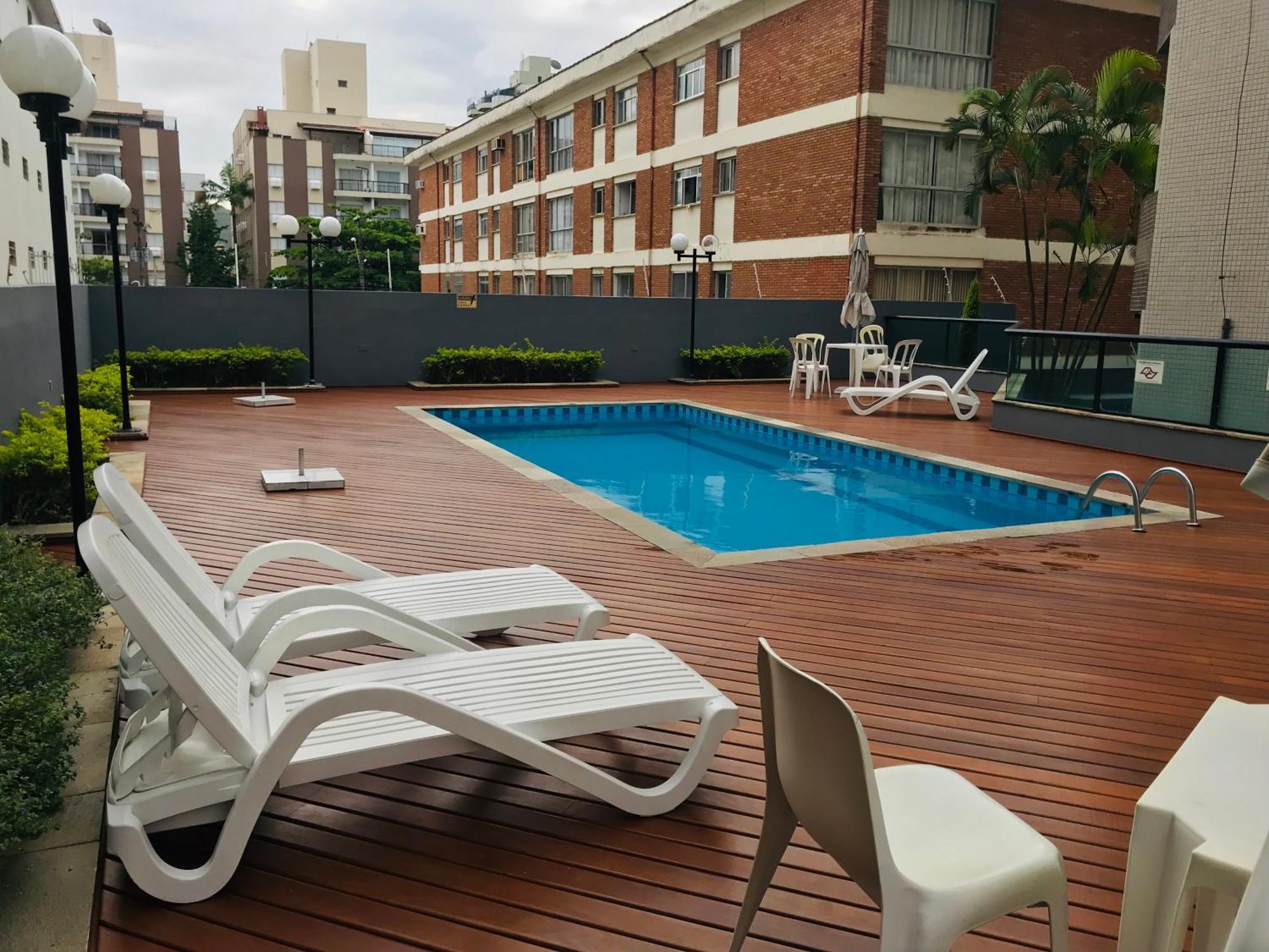 Apto A 2 Min A Pe Da Praia - Edificio Monte Carmel Guaruja Bagian luar foto